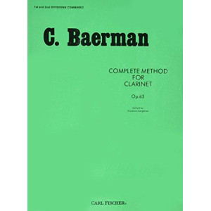 Complete Method for Clarinet Op. 63 C. Baermann Vol 1 & 2